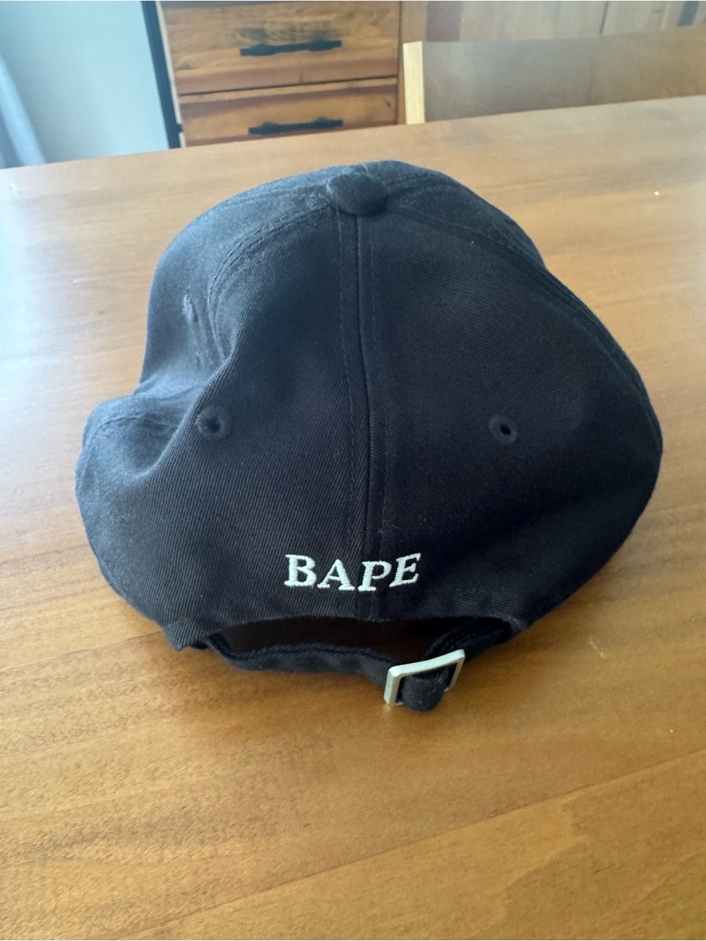 A Bathing Ape BAPE Black Ape Head Dad Hat Adjustable Cap - Picture 3 of 5